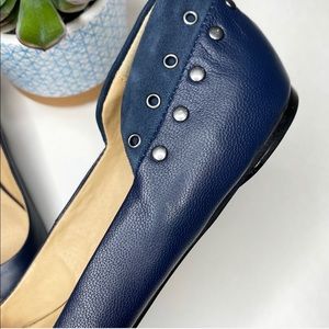 Joe's Jeans Shoes - Joe’s // Pointed Toe Blue Studded Flats Joe's Jeans Shoes - Joe’s // Pointed Toe Blue Studded Flats